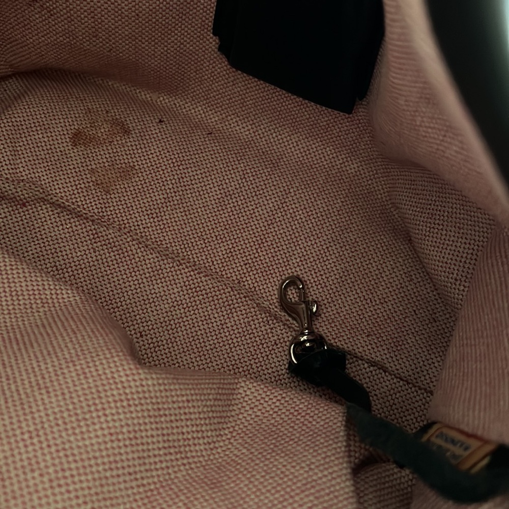 Dooney and Bourke Logo Lock with front pocket black leather - Picture 6 of 6